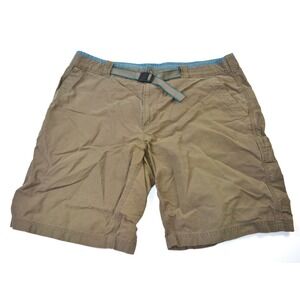 The North Face Mens Hiking Shorts Brown Belted Cargo Outdoor Size 38 Regular